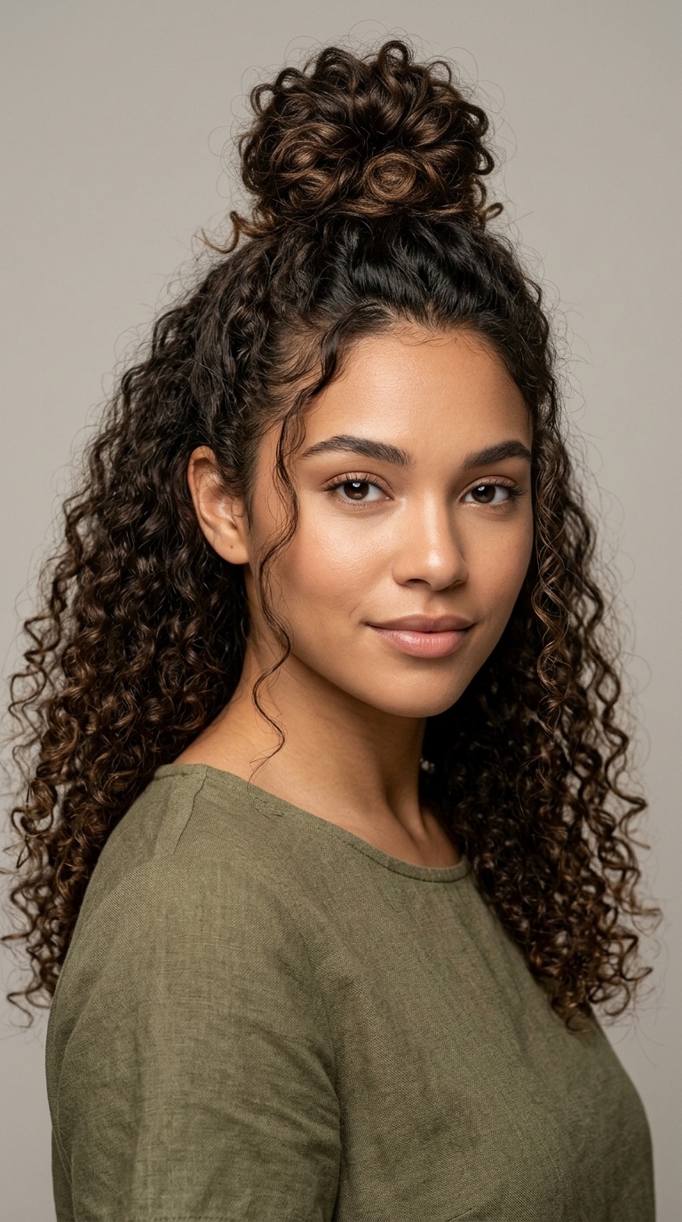 Half-Up Top Knot