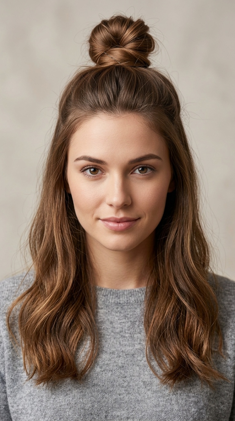 Half-Up Top Knot