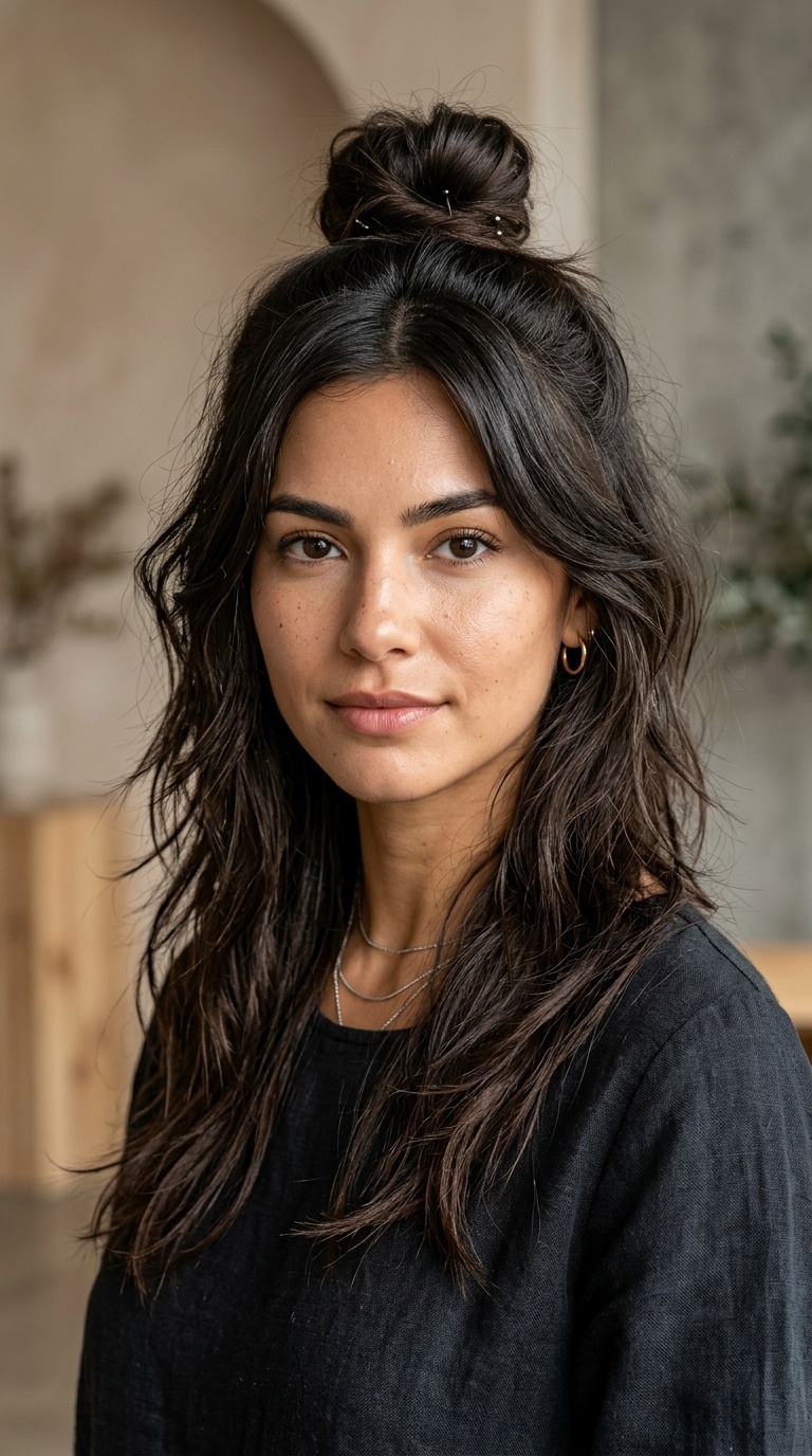 Half-Up Top Knot