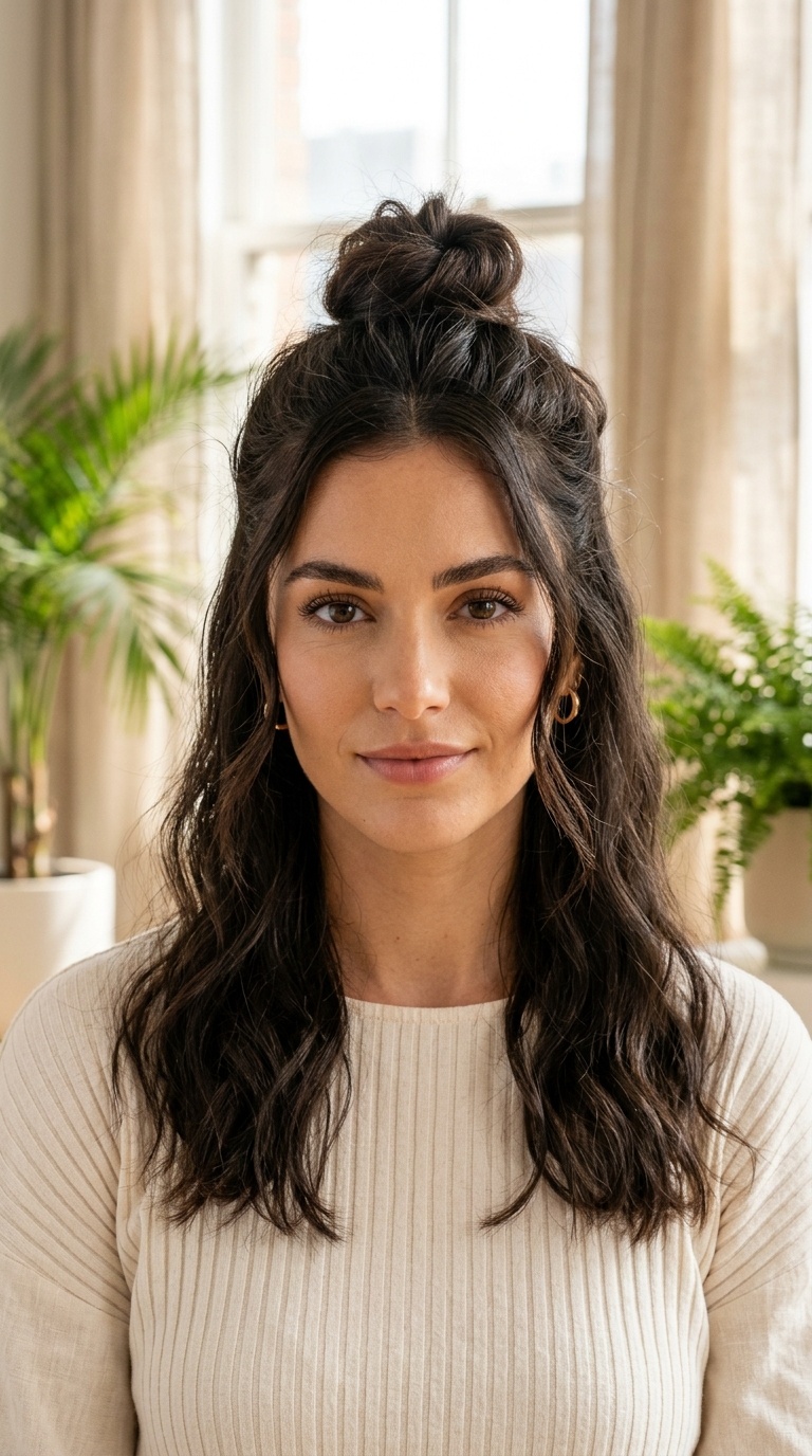 Half-Up Top Knot