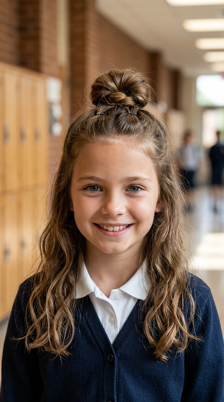 Half-Up Top Knot