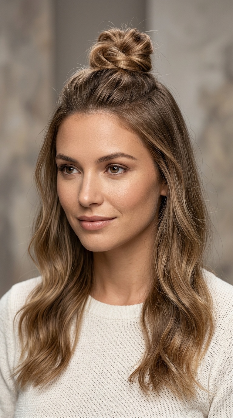 Half-Up Top Knot