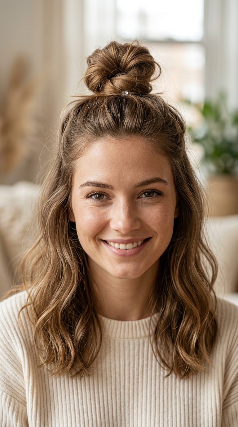 Half-Up Top Knot
