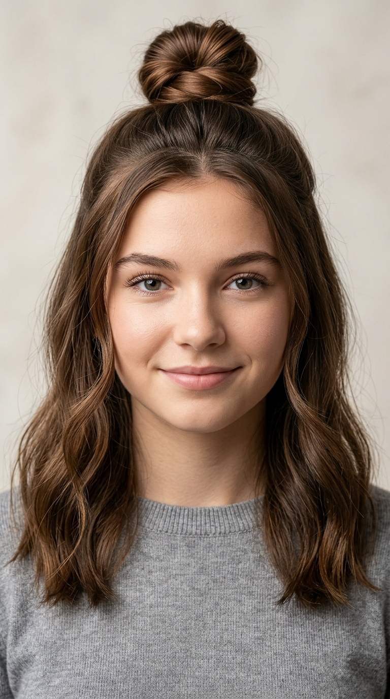 Half-Up Top Knot