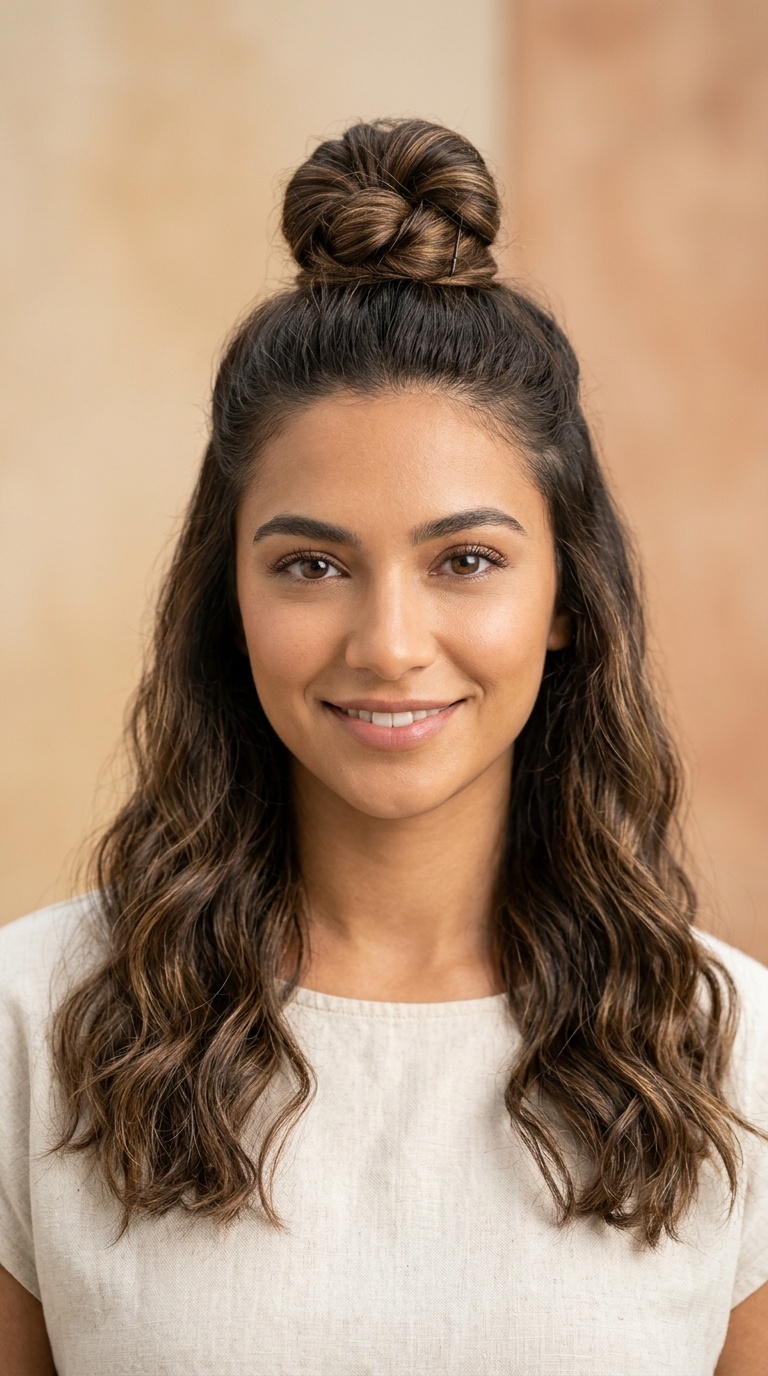 Half-Up Top Knot