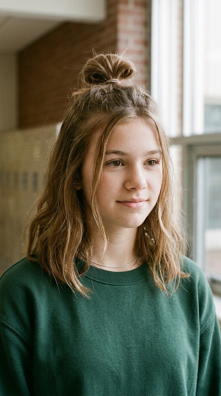 Half-Up Top Knot