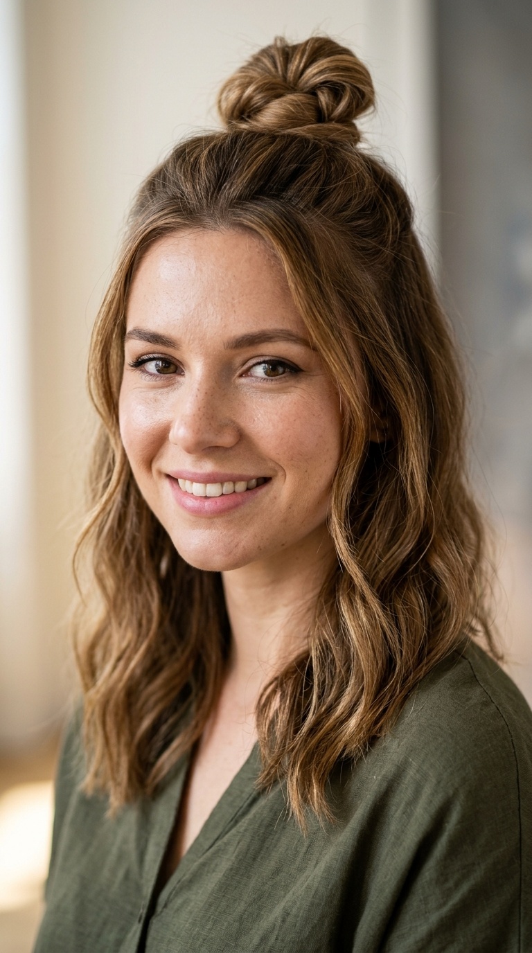 Half-Up Top Knot