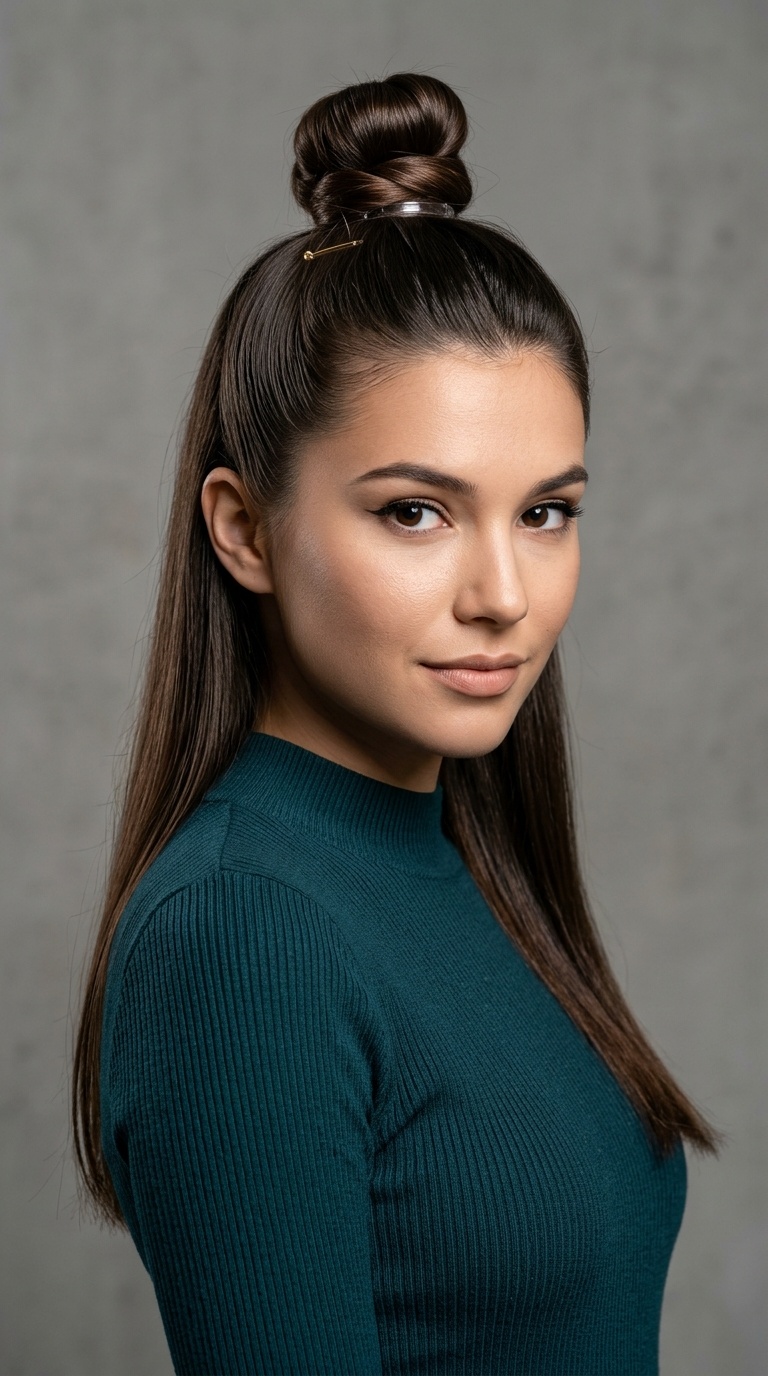 Half-Up Top Knot