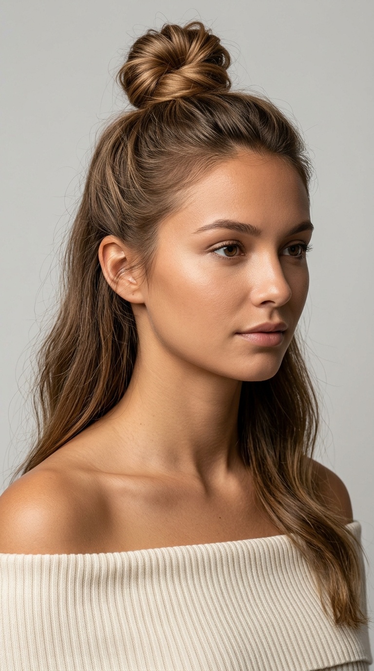 Half-Up Top Knot