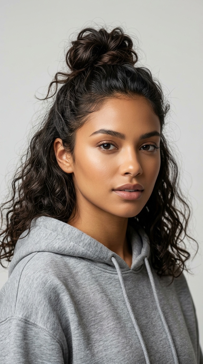 Half-Up Top Knot