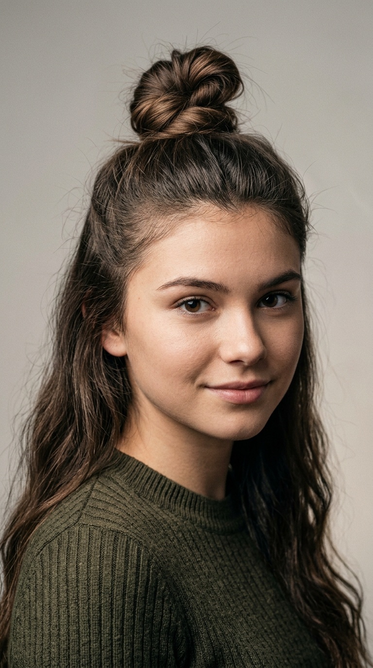 Half-Up Top Knot