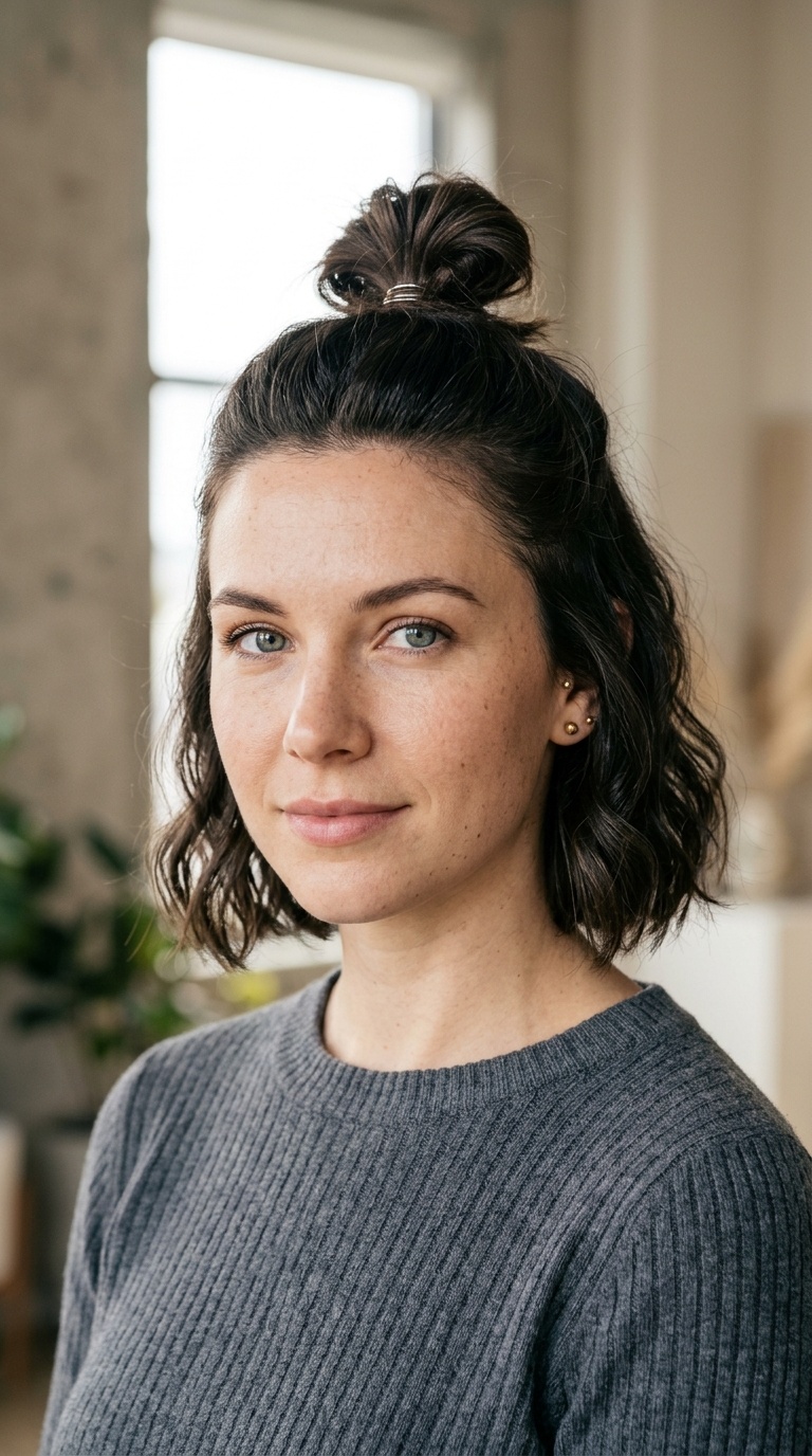 Half-Up Top Knot