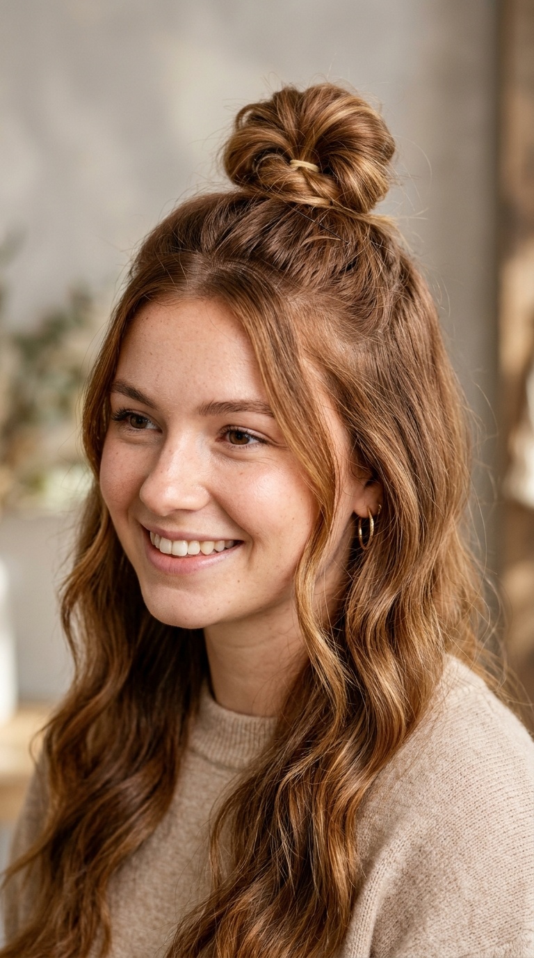 Half-Up Top Knot