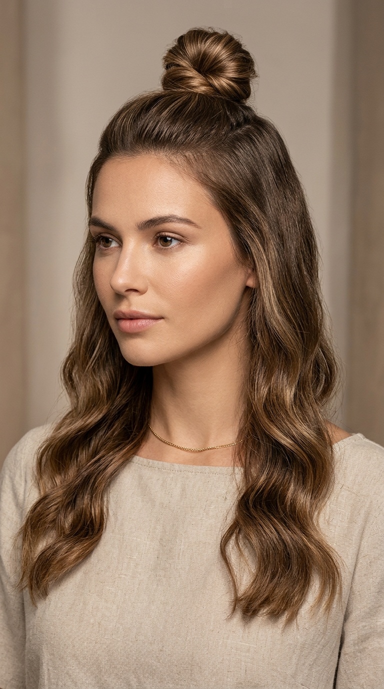 Half-Up Top Knot