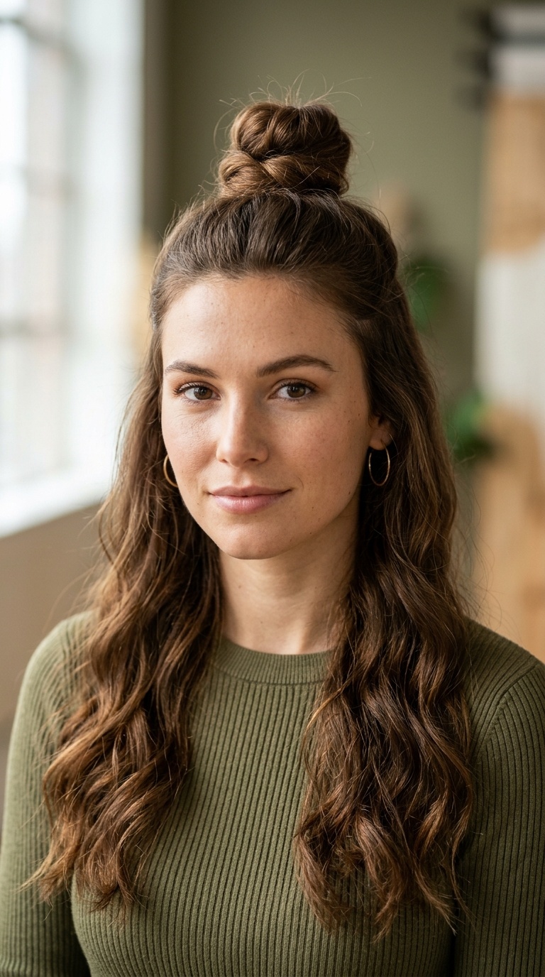 Half-Up Top Knot