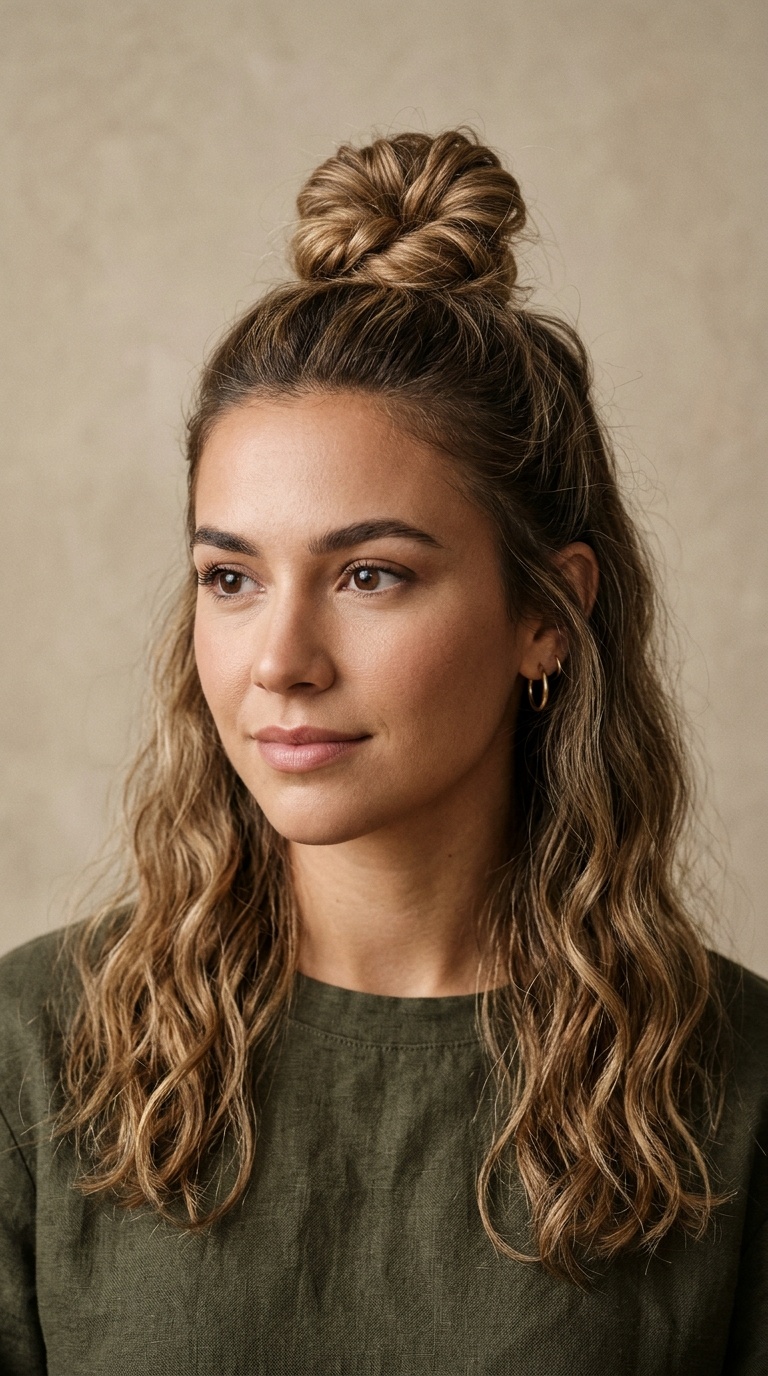 Half-Up Top Knot