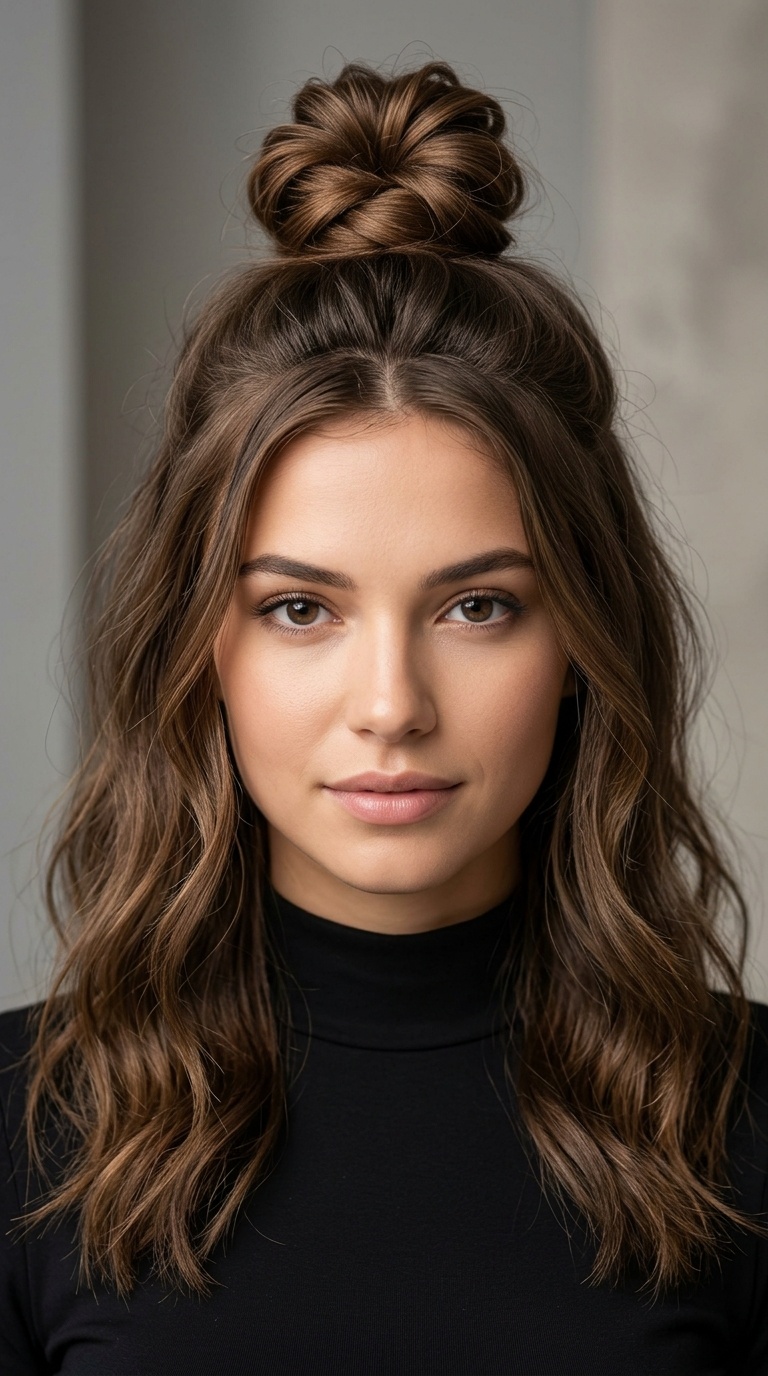 Half-Up Top Knot