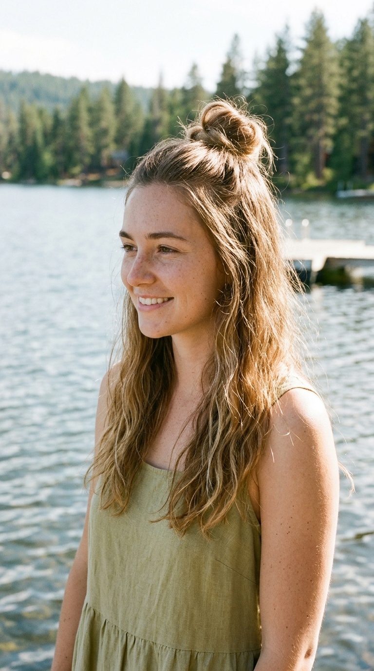 Half-Up Top Knot