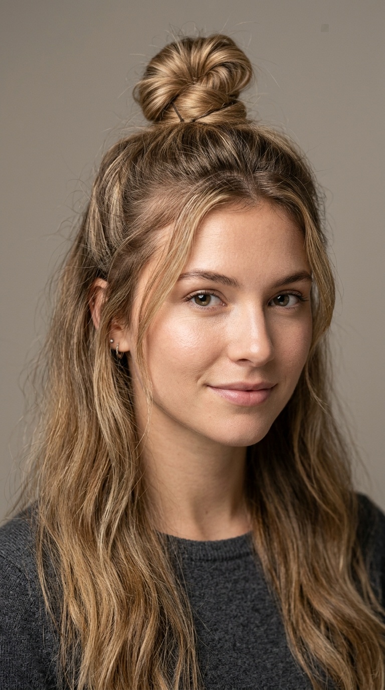 Half-Up Top Knot
