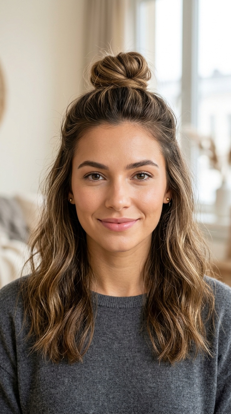 Half-Up Top Knot