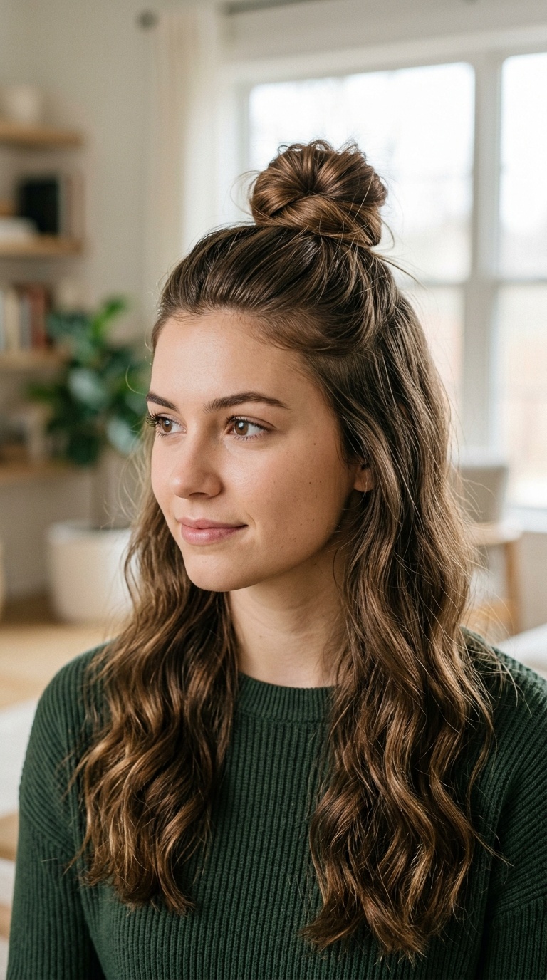 Half-Up Top Knot