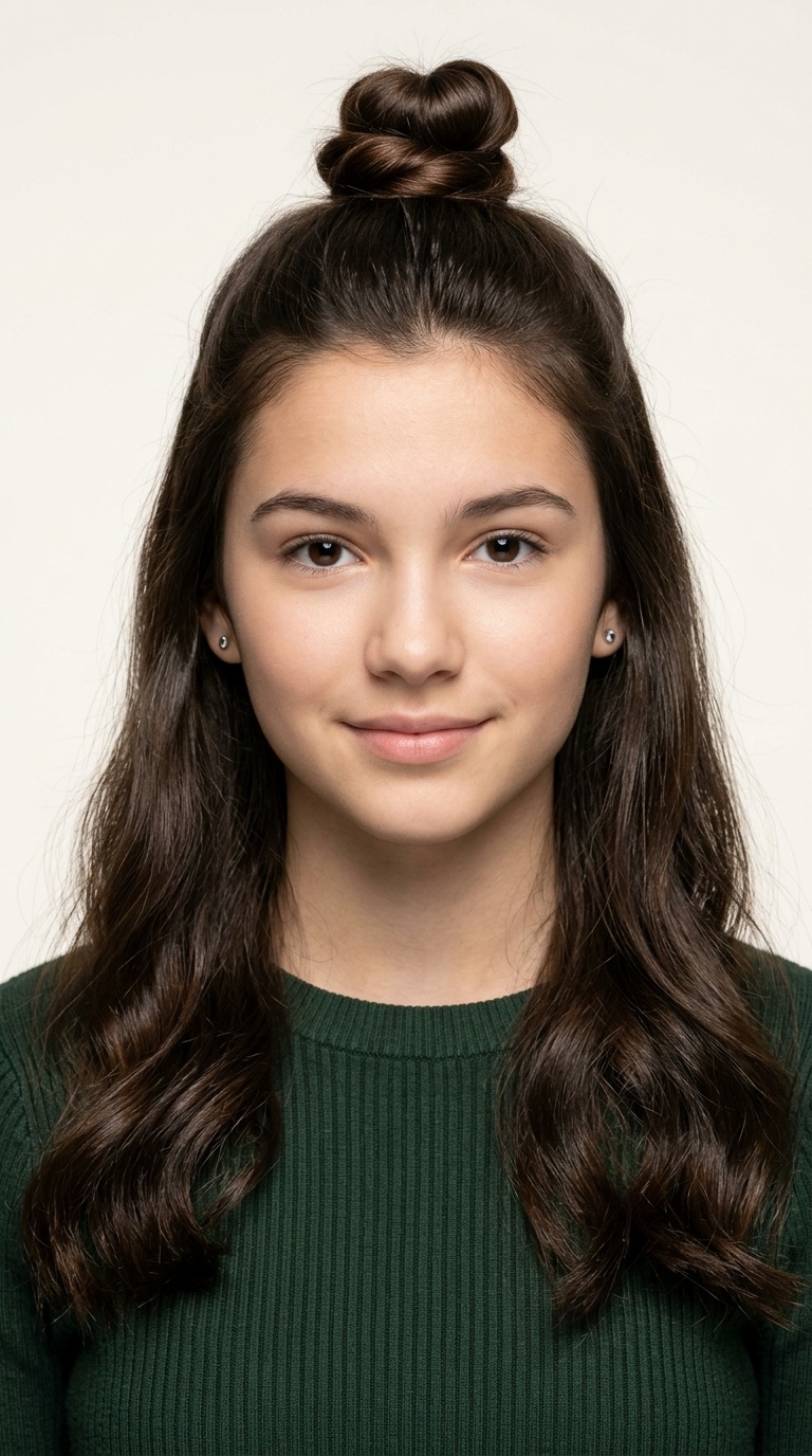 Half-Up Top Knot