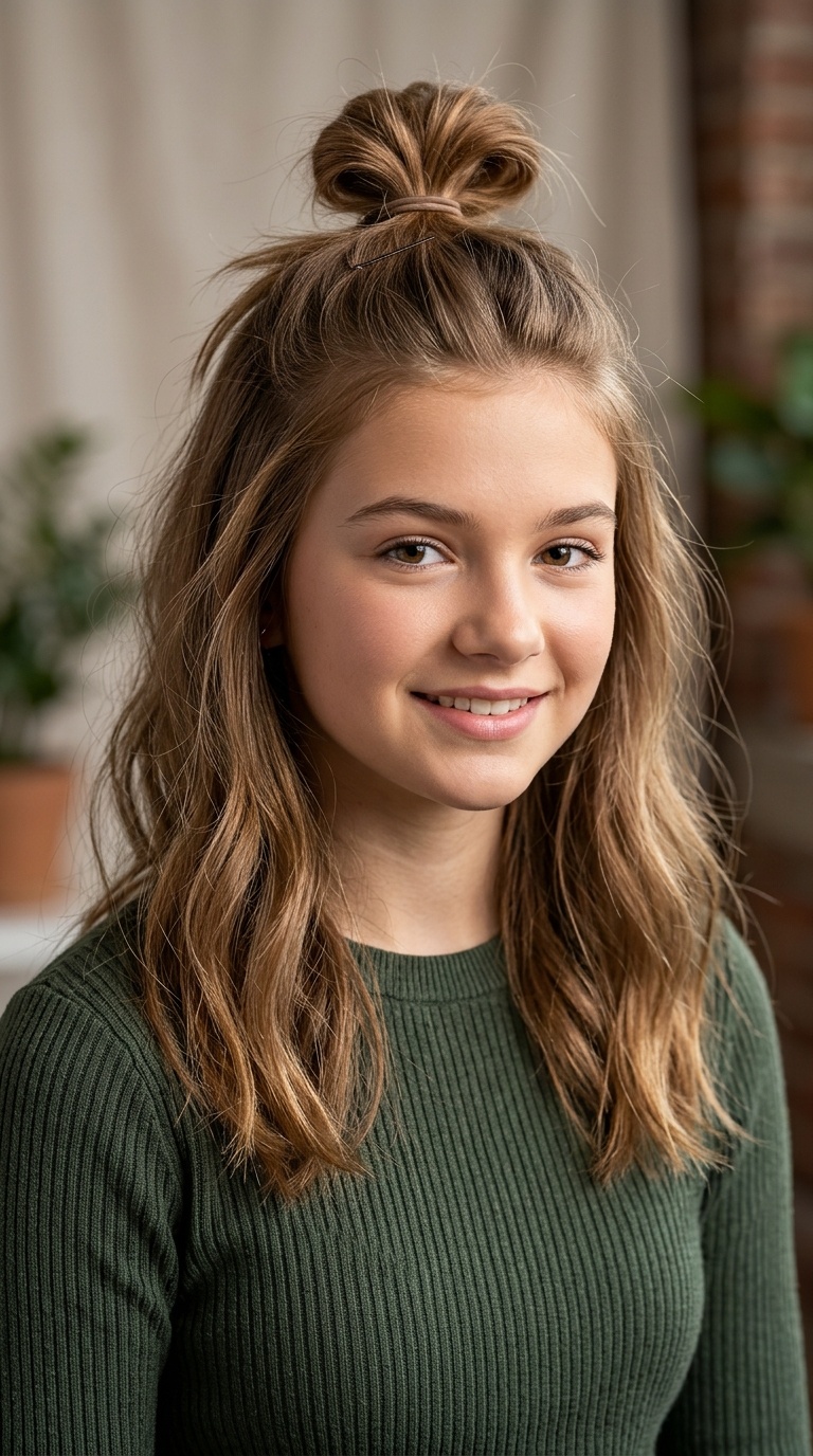 Half-Up Top Knot