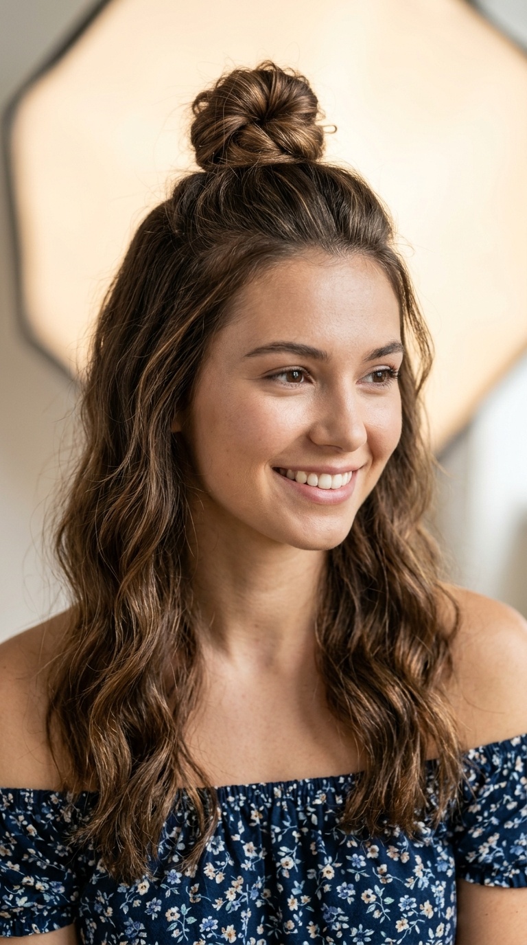 Half-Up Top Knot
