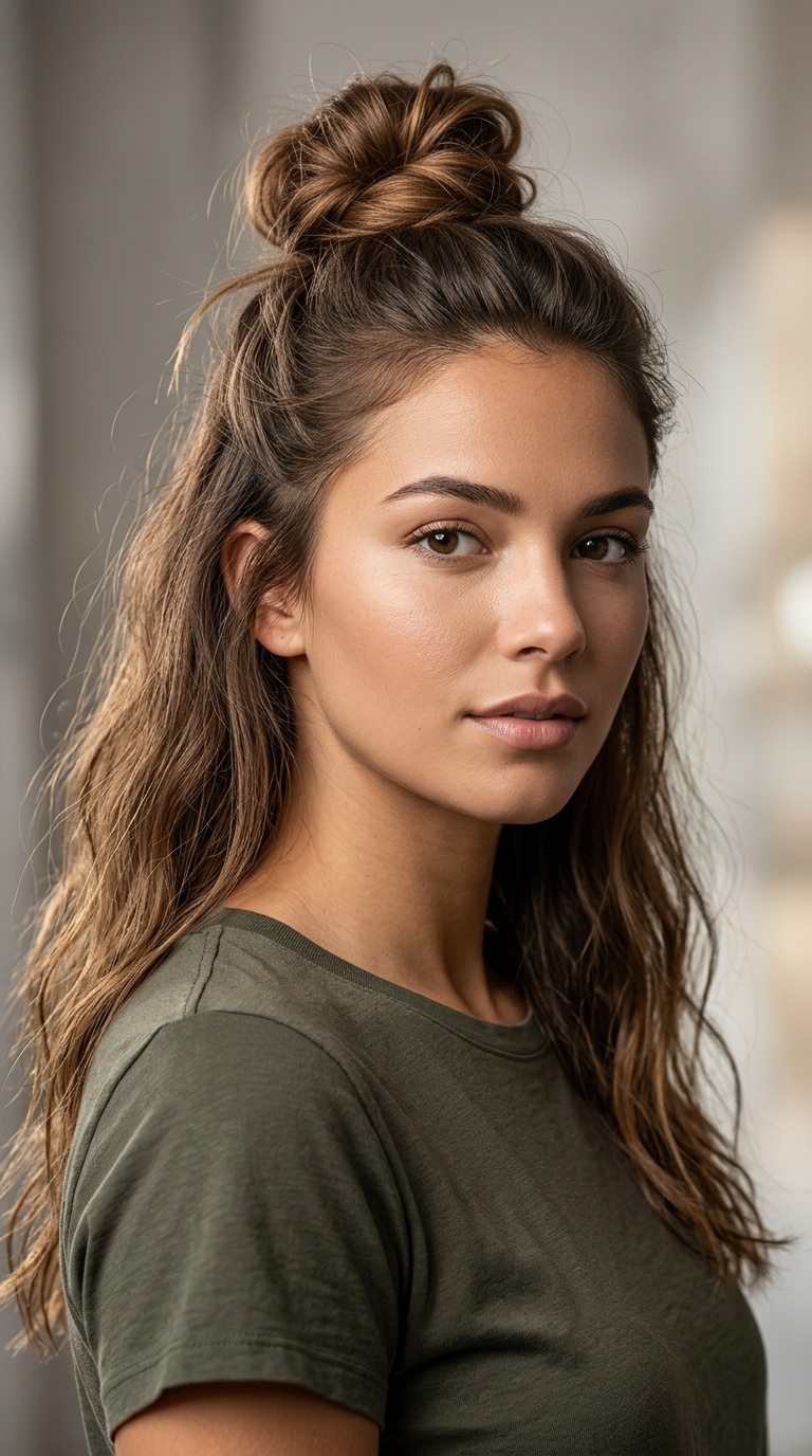 Half-Up Top Knot