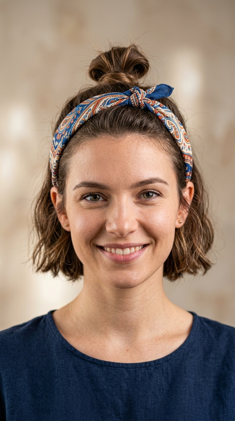 Half-Up Top Knot Accent