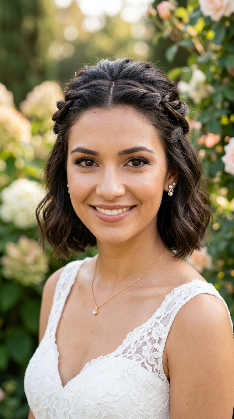 Half-Up Twisted Crown