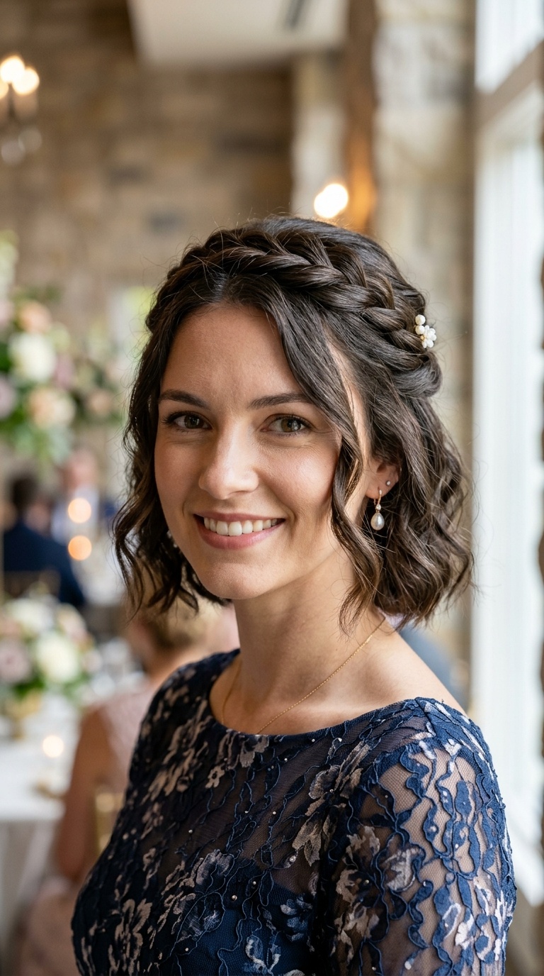 Half-Up Twisted Crown
