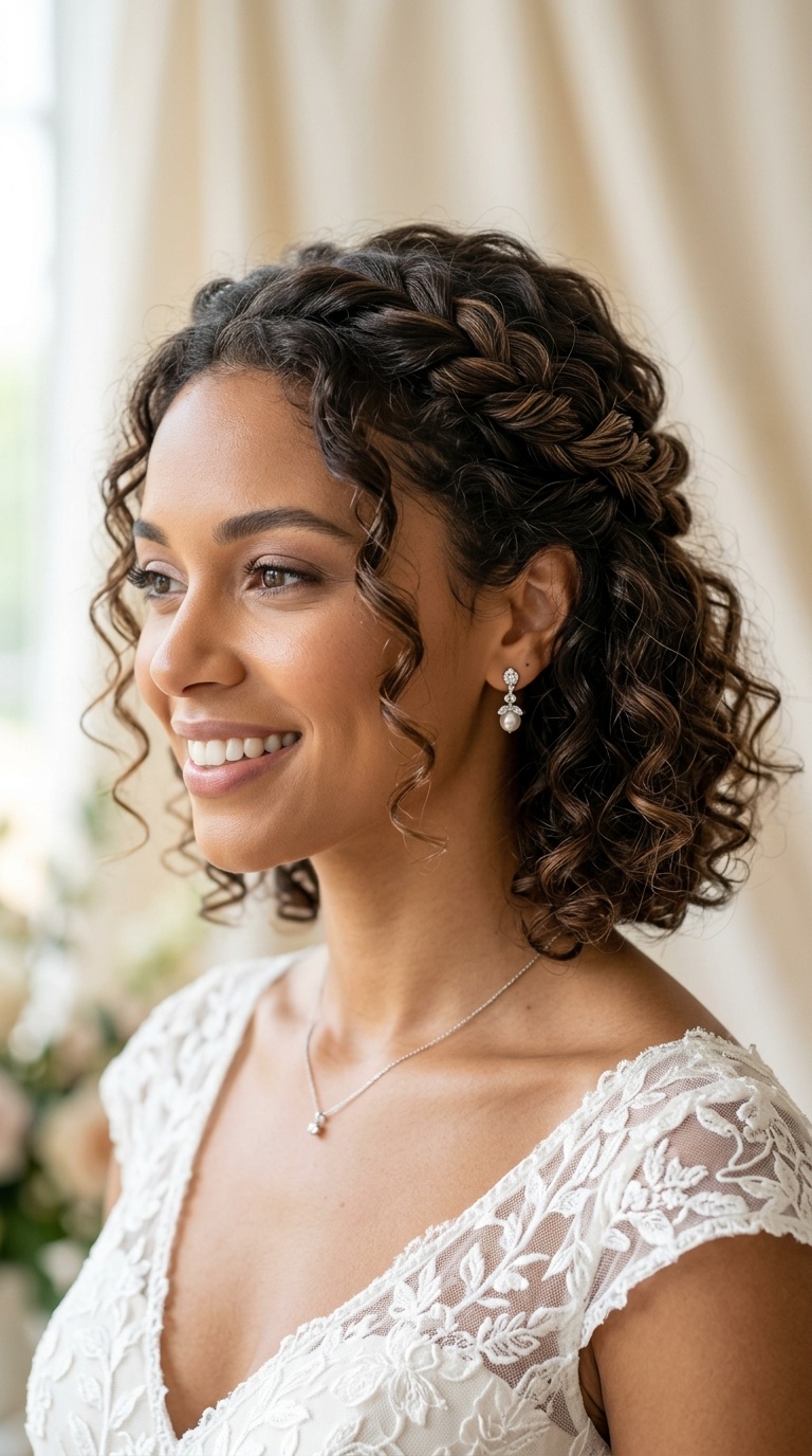 Half-Up Twisted Crown