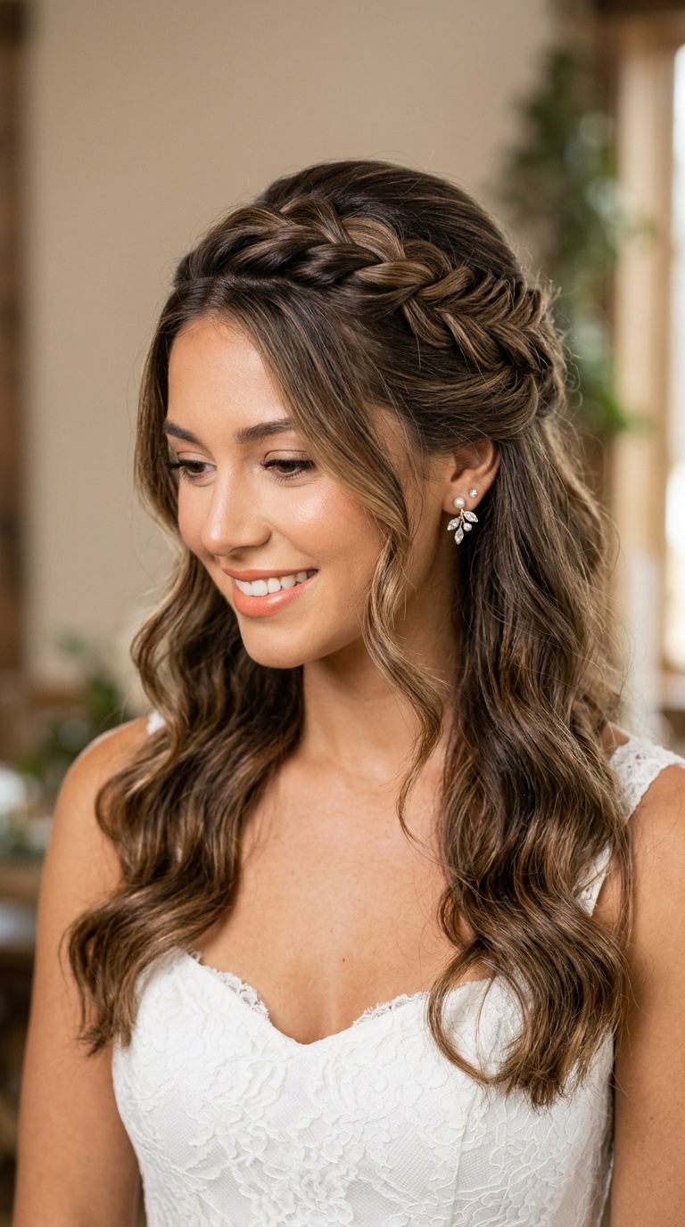 Half-Up Twisted Crown