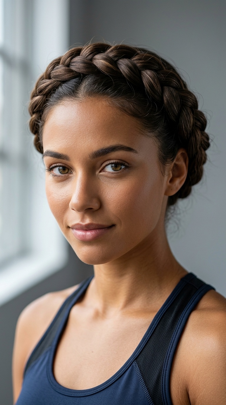 Halo Braid (Crown Braid)