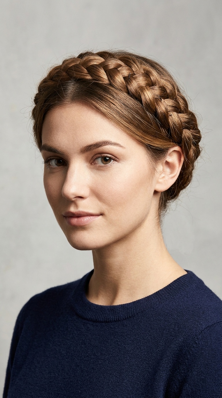 Halo Braid (Crown Braid)