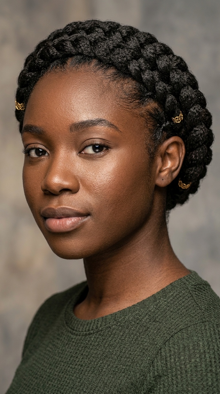 Halo Braid with Intricate Nape Patterns