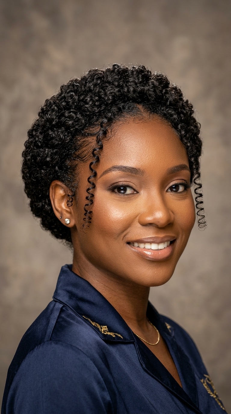 Halo Braid with Tight Ringlets