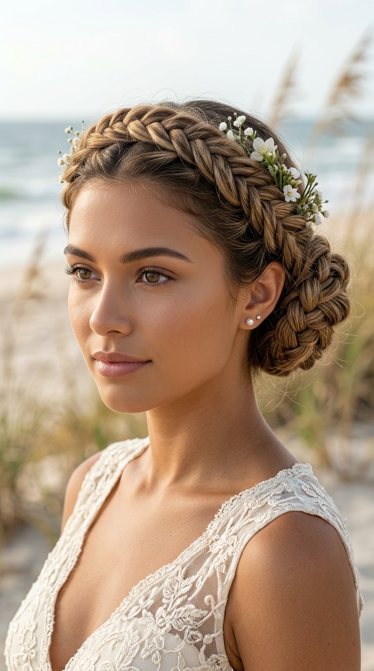 Halo Braided Bun