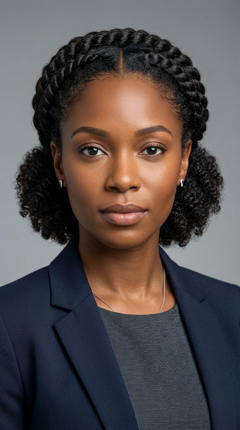 Halo Flat Twist with Low Textured Puff