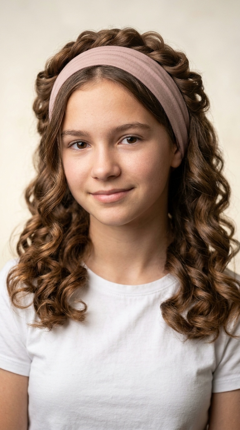 Headband Halo Curls
