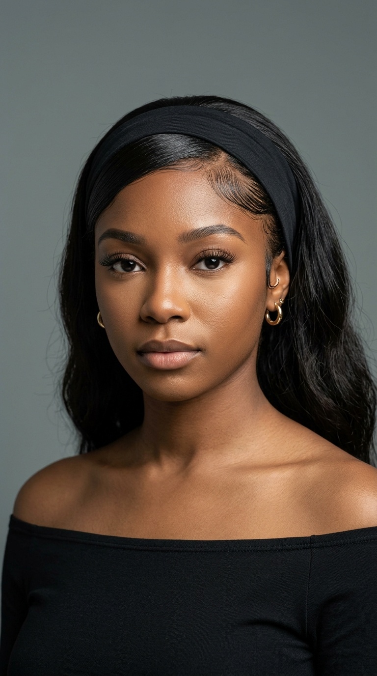 Headband Style with Slicked Front