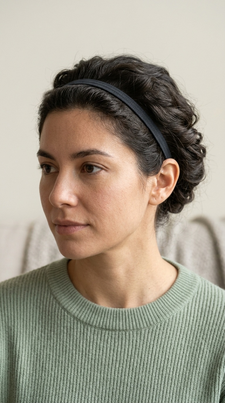 Headband Tuck Updo