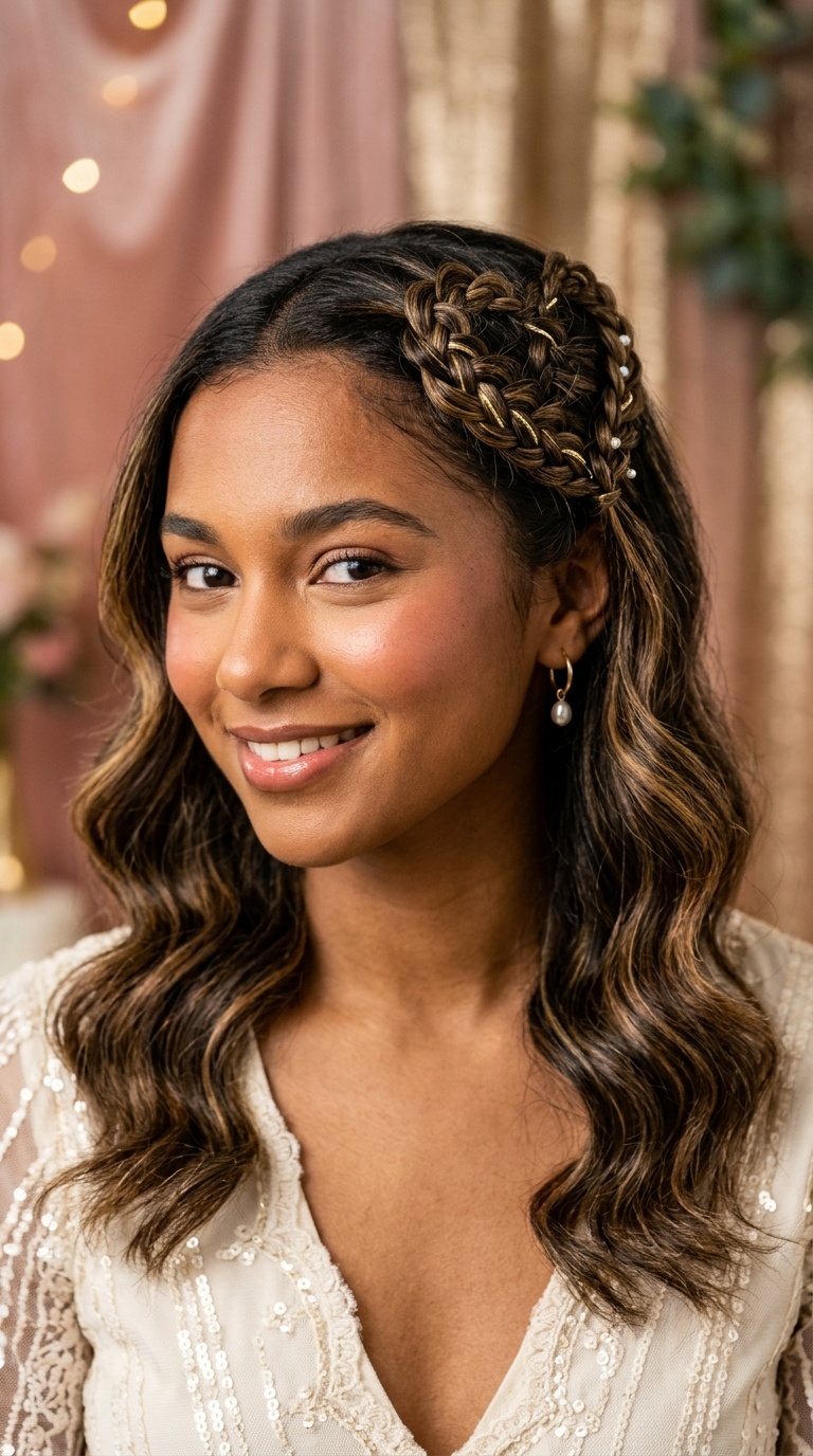 Heart-Shaped Accent Braid