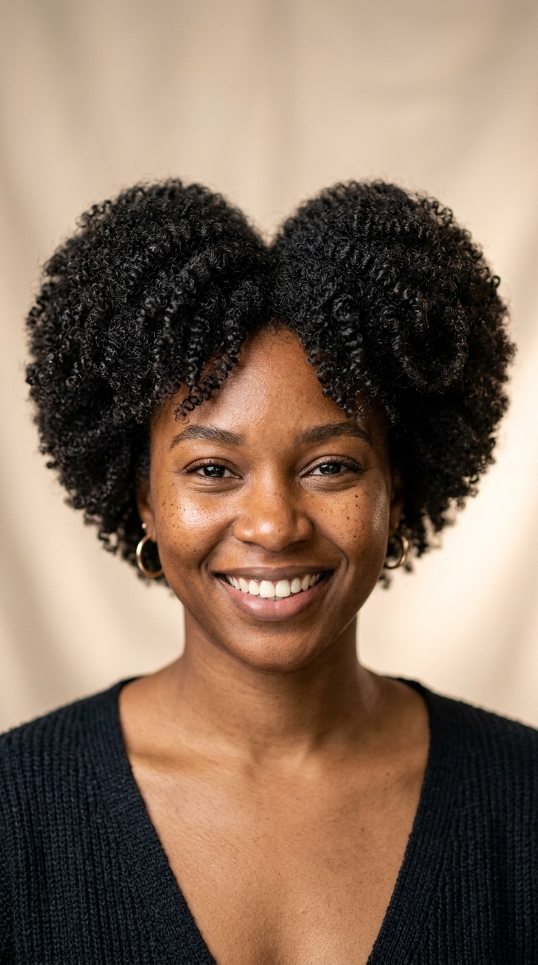 Heart-Shaped Afro