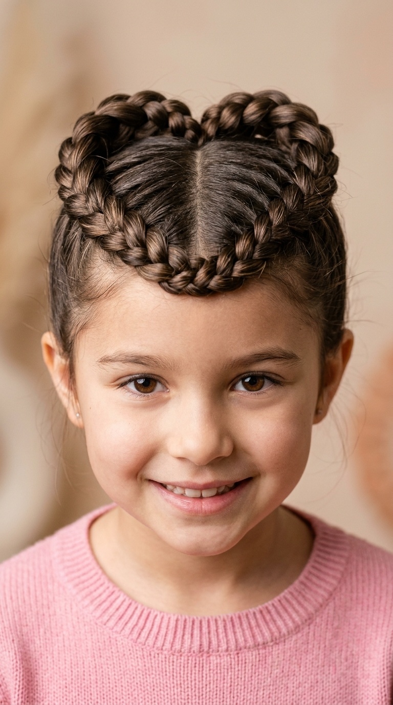 Heart-Shaped Braided Crown