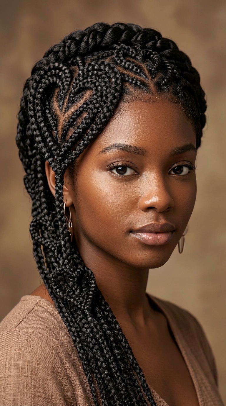 Heart-Shaped Braided Pattern