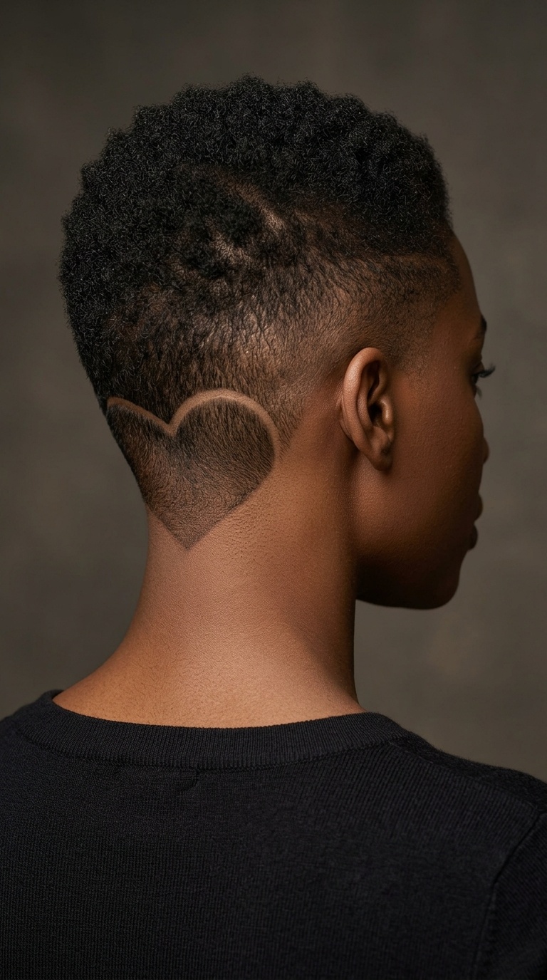 Heart-Shaped Nape Design