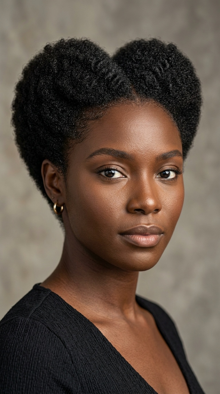 Heart-Shaped Sculpted Afro