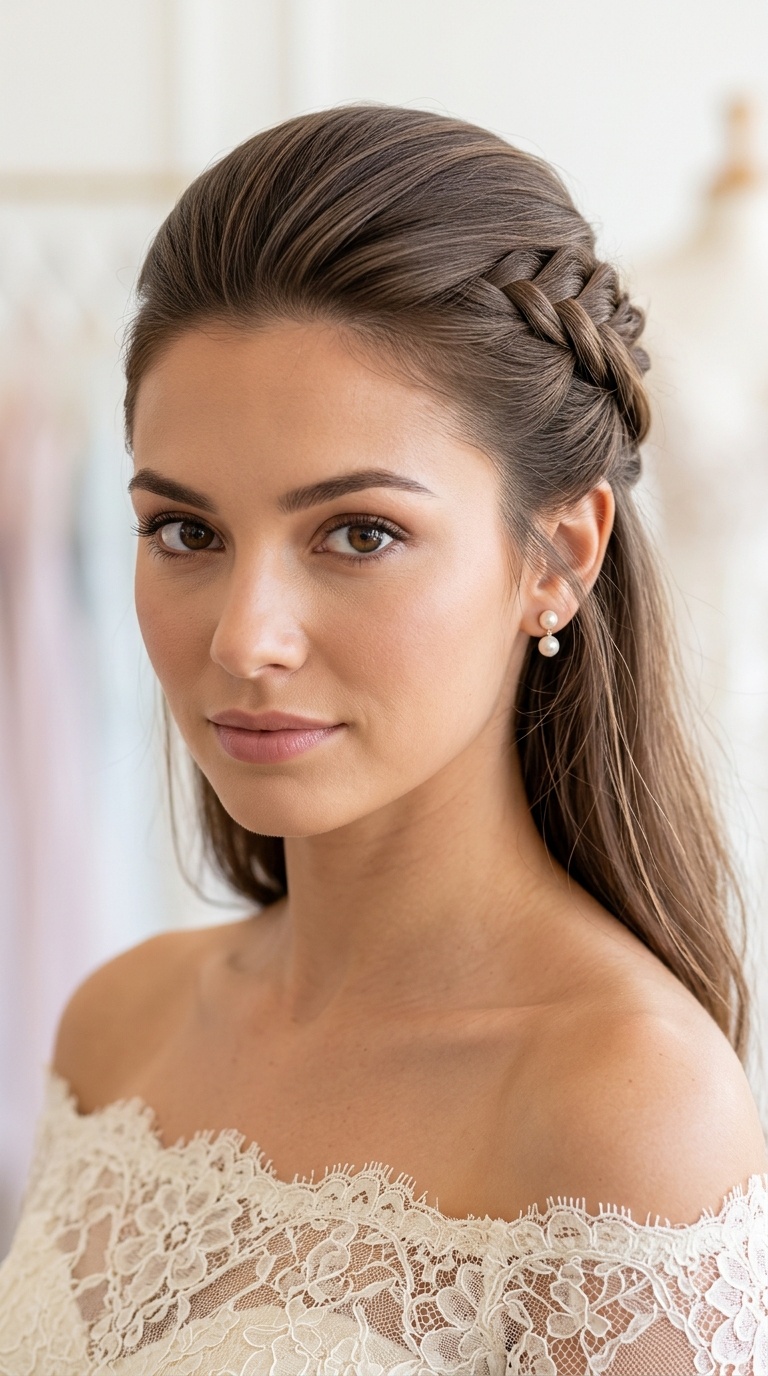 Hidden Braid with Sleek Top